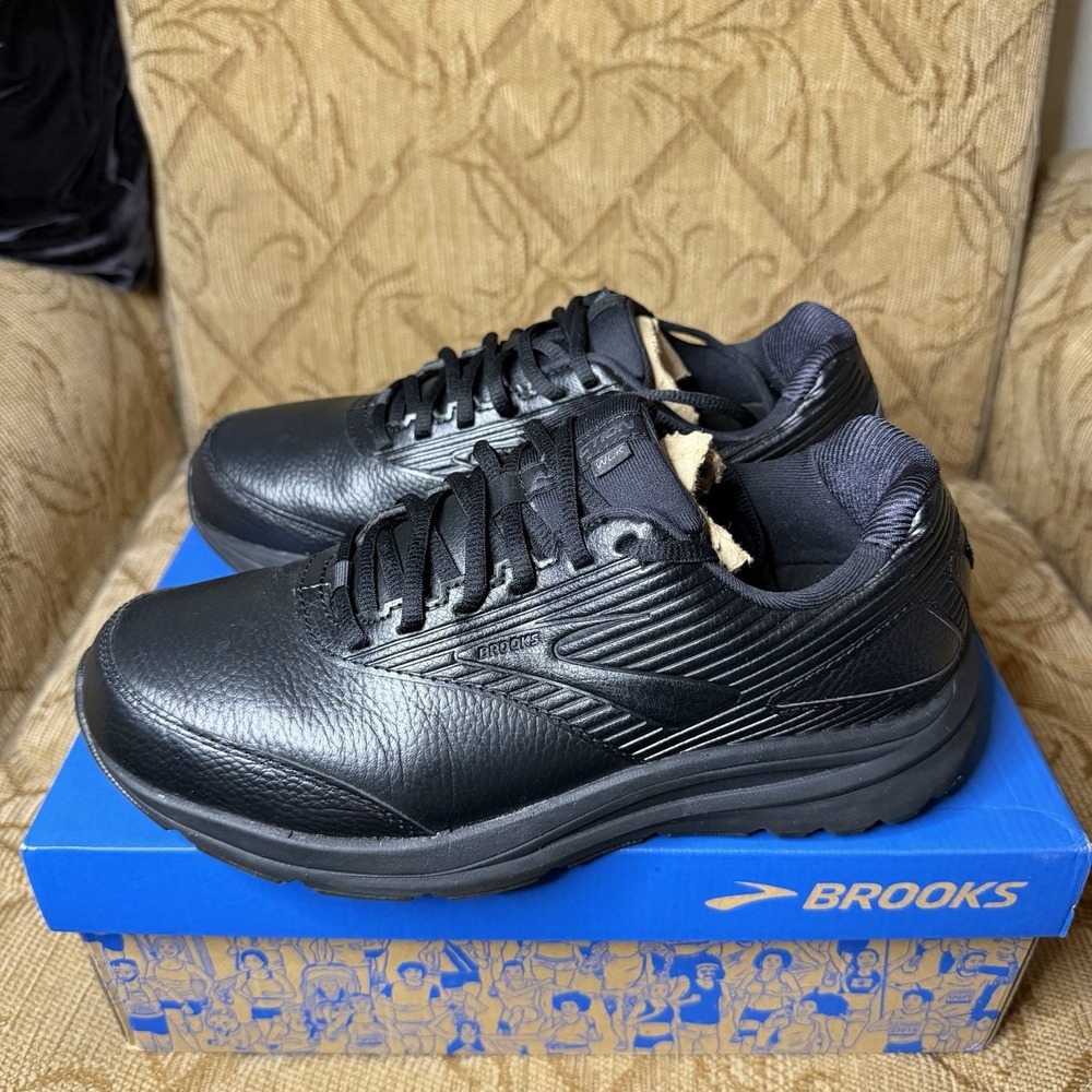 Brooks Womens‎ Addiction Walker 2 1203072E072 Black Running Shoes Sneakers 9 2E